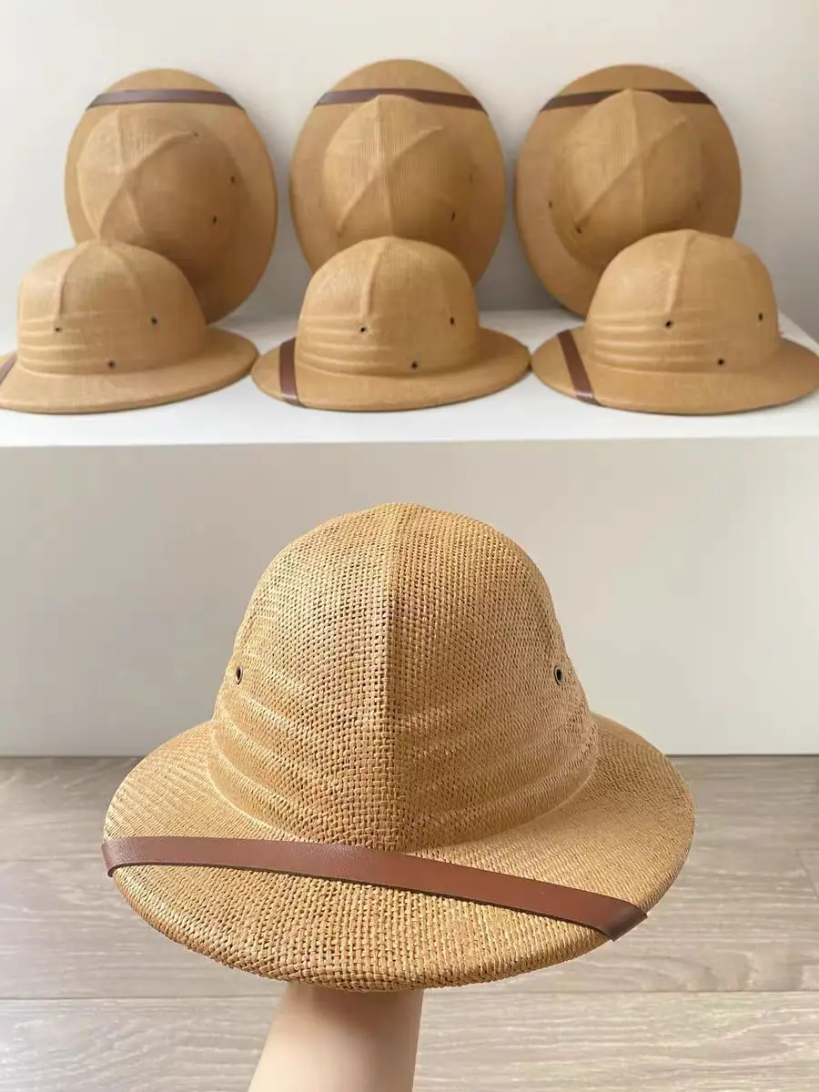RUHAO Summer Men's Straw Hat Sun Hat Sun Hat Dad Rowing Bucket Safari Jungle Miner Cap British British Soldier Army Cap 2025
RUHAO Summer Men's Straw Hat Sun Hat Sun Hat Dad Rowing Bucket Safari Jungle Miner Cap British British Soldier Army Cap 2025