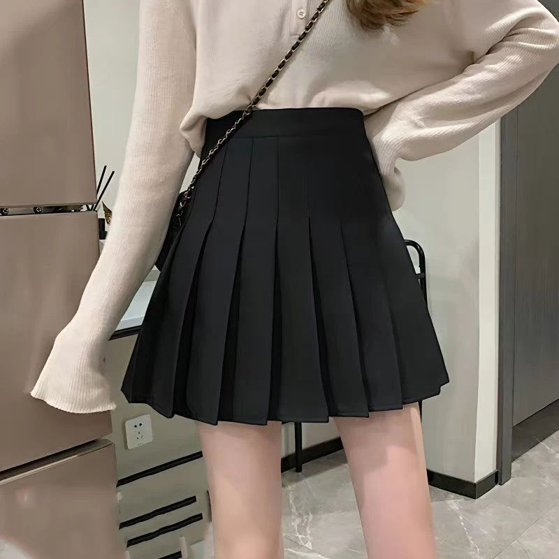 Women High-Waisted A-Line Pleated Mini Skirt Kawaii Lolita Preppy Style Trendy Casual Skirts for Women Collge Student Party
Women High-Waisted A-Line Pleated Mini Skirt Kawaii Lolita Preppy Style Trendy Casual Skirts for Women Collge Student Party