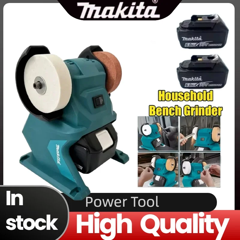 Makita Cordless Bench Grinder Dual Wheel Electric Sharpener Multifunctional Grinding Polishing Machine for Metal Tool
Makita Cordless Bench Grinder Dual Wheel Electric Sharpener Multifunctional Grinding Polishing Machine for Metal Tool