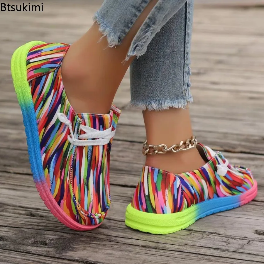 New 2025 Women Shoes Lace Up Colorful Low Sneakers Cut Lightweight Single Shoe Ethnic Style Lazy Canvas Flat Single Shoes 36-43
New 2025 Women Shoes Lace Up Colorful Low Sneakers Cut Lightweight Single Shoe Ethnic Style Lazy Canvas Flat Single Shoes 36-43