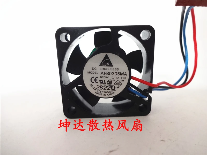 3-проводной Вентилятор охлаждения сервера Delta Electronics AFB0305MA F00 DC 5 В 0,17 А 30x30x10 мм
3-проводной Вентилятор охлаждения сервера Delta Electronics AFB0305MA F00 DC 5 В 0,17 А 30x30x10 мм