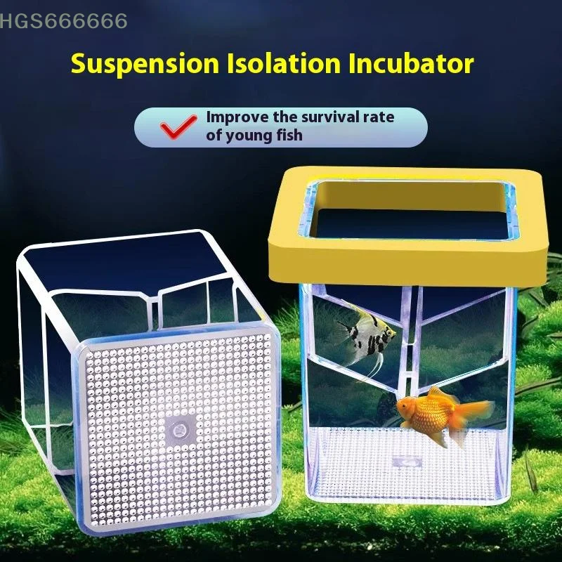 Premium Isolation Aquarium Box, Floating Fish Tank Breeding Incubator
Premium Isolation Aquarium Box, Floating Fish Tank Breeding Incubator