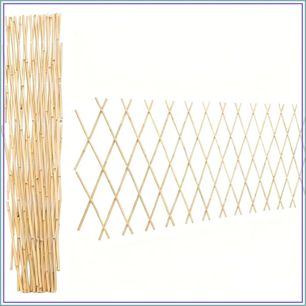 Bamboo Trellis 36x92 Inch, Expandable Fence 3ft by 8ft, Lattice for Climbing Plants Support
Bamboo Trellis 36x92 Inch, Expandable Fence 3ft by 8ft, Lattice for Climbing Plants Support