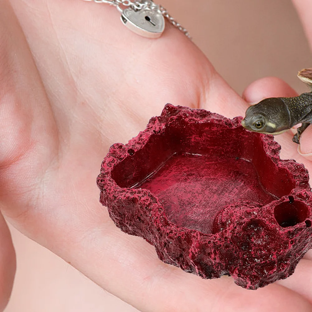 4Pcs Reptile Feeder Dish Resin Material Anti Spill Design Suitable for Geckos Lizards Turtles Iguanas Reptile Water Bowl
4Pcs Reptile Feeder Dish Resin Material Anti Spill Design Suitable for Geckos Lizards Turtles Iguanas Reptile Water Bowl