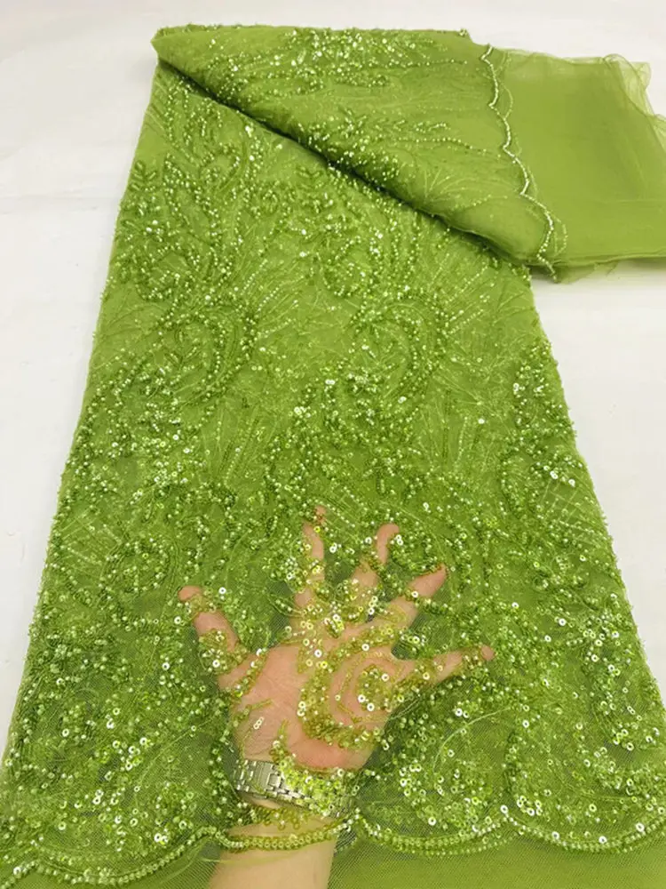 NDPN345 Lemon green!Pretty African net lace with sequins & beads,wholesale embroidered French tulle lace for party/wedding dress
NDPN345 Lemon green!Pretty African net lace with sequins & beads,wholesale embroidered French tulle lace for party/wedding dress
