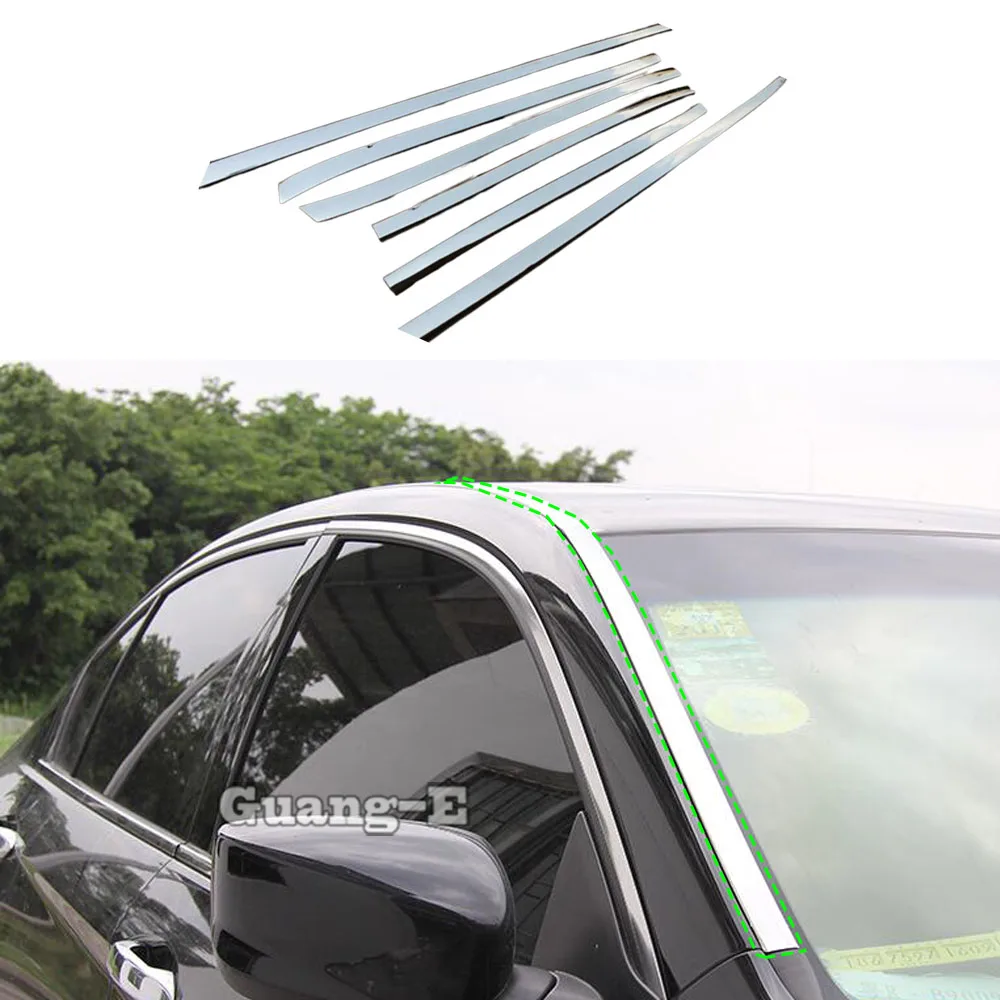 Car Styling Roof Rack Stainless Steel Trim Cover Sticker Frame Lamp Window Stick For Honda Accord Sedan 9th 2014 2015 2016 2017
Car Styling Roof Rack Stainless Steel Trim Cover Sticker Frame Lamp Window Stick For Honda Accord Sedan 9th 2014 2015 2016 2017