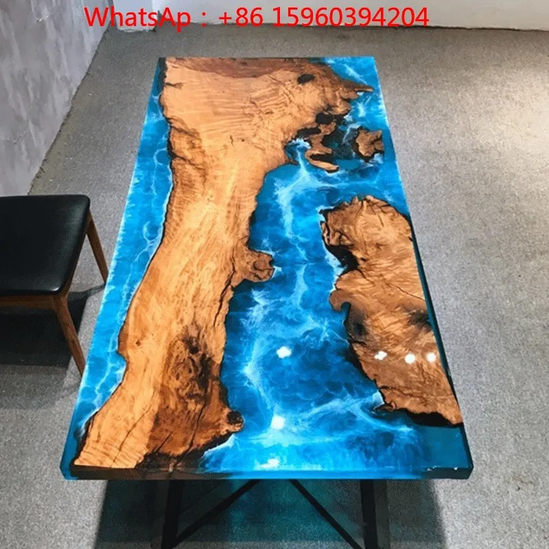 Clearance walnut epoxy resin solid wood large board river tea table magical technology touch light sensing luminous table
Clearance walnut epoxy resin solid wood large board river tea table magical technology touch light sensing luminous table