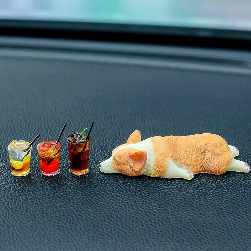Dashboard Dog Ornament Cute Resin Sleeping Corgi Figurine Decor 4x Creative Car Center Console Decoration Supplies Home
Dashboard Dog Ornament Cute Resin Sleeping Corgi Figurine Decor 4x Creative Car Center Console Decoration Supplies Home
