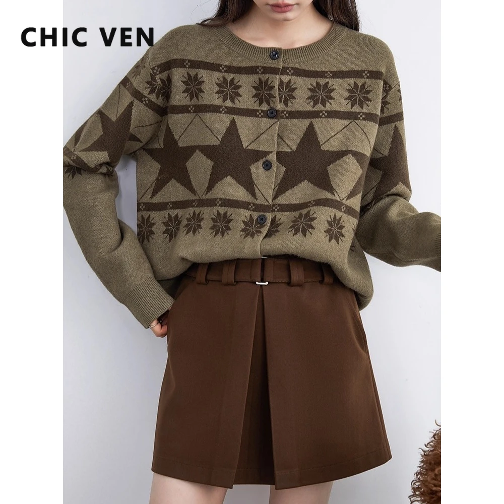 CHIC VEN Fashion Women Skirts Solid New High Waisted A-line Slim Ladies Half Skirt Hip Hugging Autumn Winter 2025
CHIC VEN Fashion Women Skirts Solid New High Waisted A-line Slim Ladies Half Skirt Hip Hugging Autumn Winter 2025