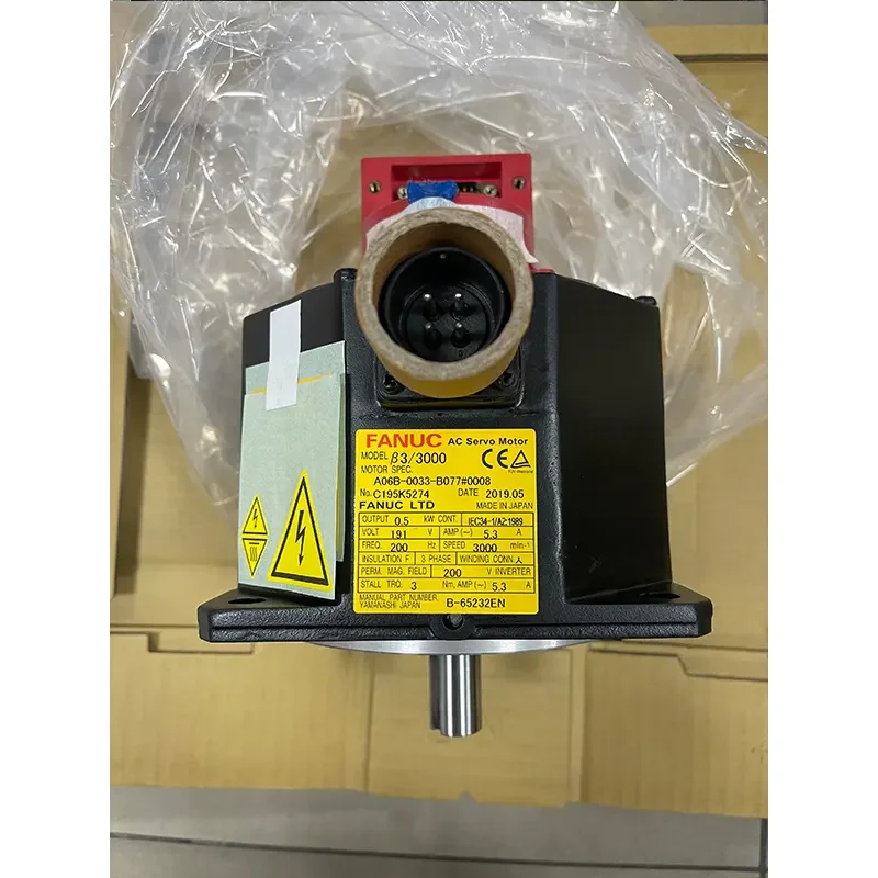 Серводвигатель Fanuc A06B-0033-B077 для станков с ЧПУ, проверен, исправен. A06B 0033 B077
Серводвигатель Fanuc A06B-0033-B077 для станков с ЧПУ, проверен, исправен. A06B 0033 B077