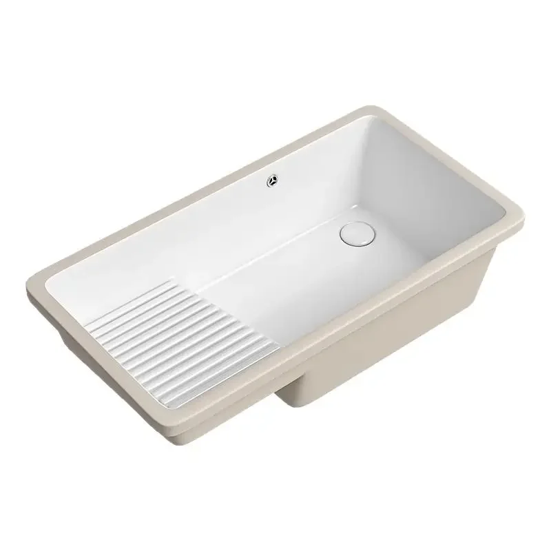 Washboard, undercounter, laundry basin, hand washing, ceramic washing machine.
Washboard, undercounter, laundry basin, hand washing, ceramic washing machine.