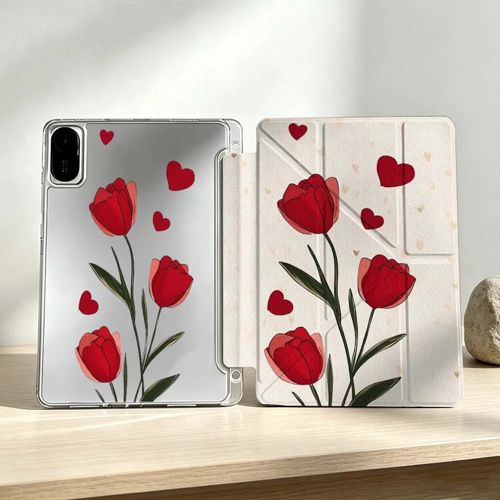 Red Flower Heart Pattern Soft For Xiaomi Mi Pad 8 7 6 5 Pro Redmi Pad SE 2 Poco Pad Foldable 3Y Tablet Case
Red Flower Heart Pattern Soft For Xiaomi Mi Pad 8 7 6 5 Pro Redmi Pad SE 2 Poco Pad Foldable 3Y Tablet Case