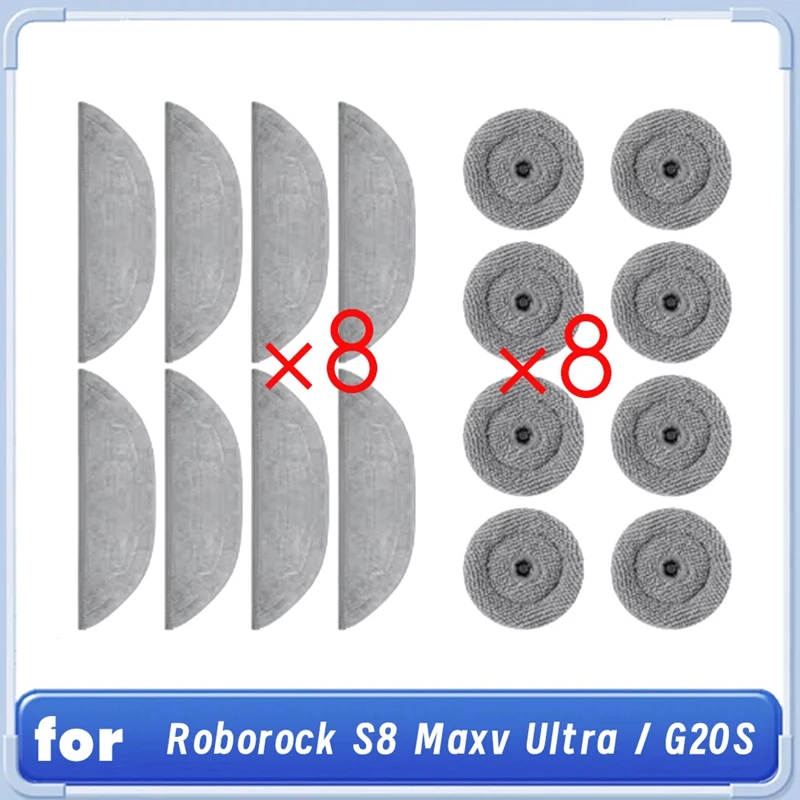 AC39-16 шт. подушечки для швабры, сменные насадки для Roborock S8 Maxv Ultra/G20S, робот-пылесос, модули с двойной звуковой вибрацией, подушечки для швабры с краями
AC39-16 шт. подушечки для швабры, сменные насадки для Roborock S8 Maxv Ultra/G20S, робот-пылесос, модули с двойной звуковой вибрацией, подушечки для швабры с краями