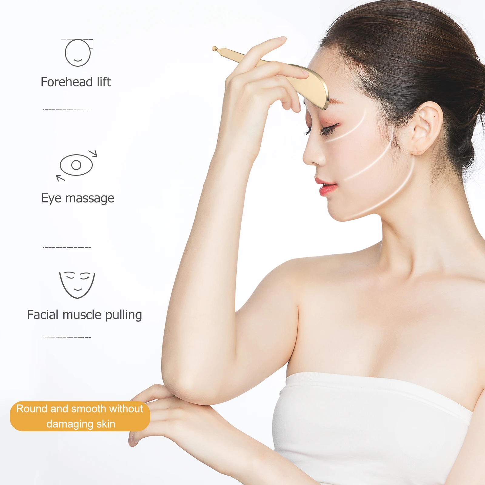 1 pc Pure Copper Massage Scraping Bar Thick Smooth Gua Sha Board Face Body Tool Portable Lightweight Manual Facial Eye Limbs
1 pc Pure Copper Massage Scraping Bar Thick Smooth Gua Sha Board Face Body Tool Portable Lightweight Manual Facial Eye Limbs