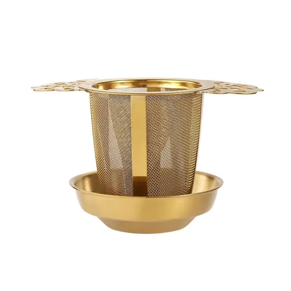 Double-layer Double Ear Tea Infuser Fine Mesh Stainless Steel Tea Strainers Lace Handles Large Capacity Coffee Filter Sieve
Double-layer Double Ear Tea Infuser Fine Mesh Stainless Steel Tea Strainers Lace Handles Large Capacity Coffee Filter Sieve