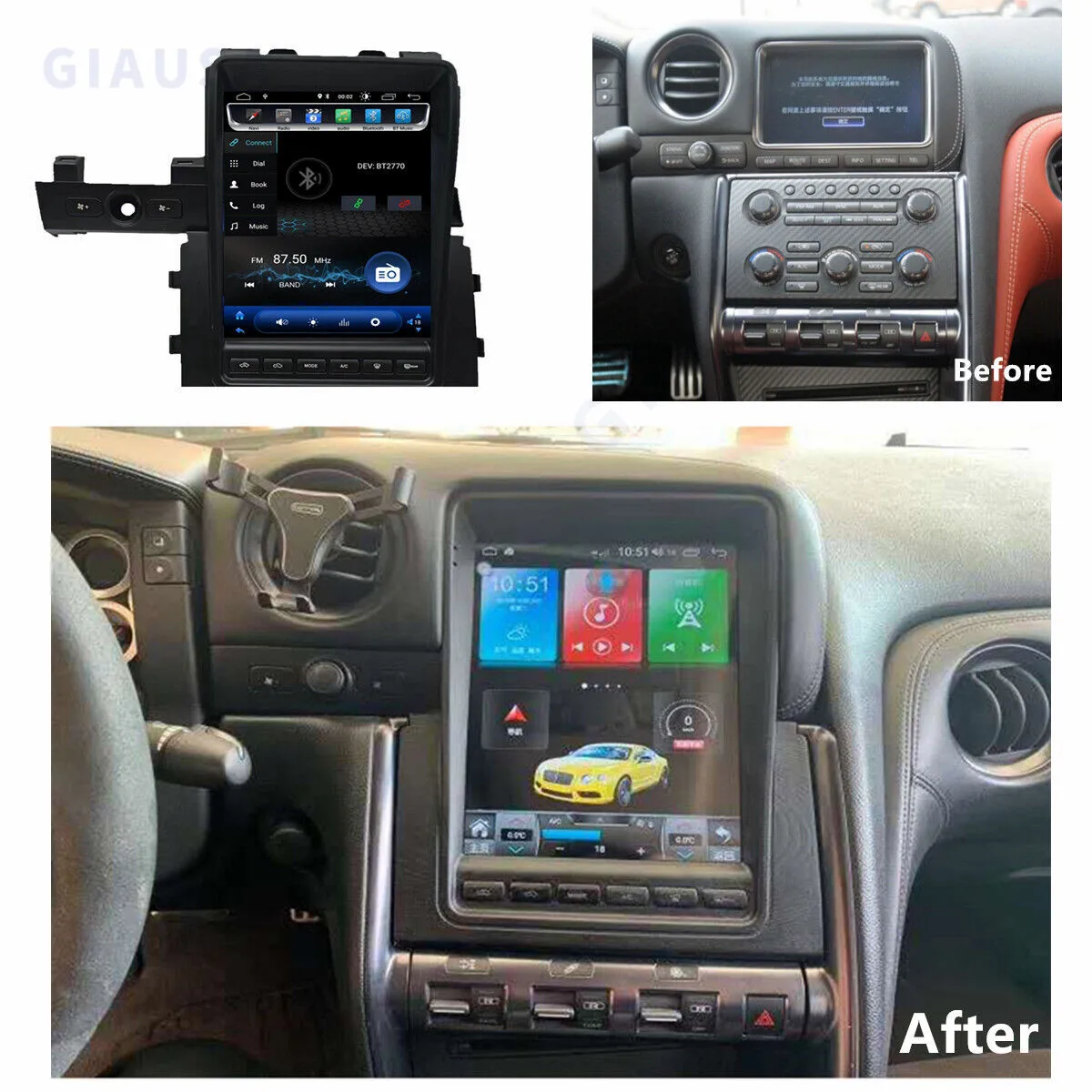Android 12 12,3 "для Nissan GT-R GTR R35 2008-2017, автомобильное радио, автонавигация, GPS, стерео, видеоплеер, DVD, мультимедиа, Авторадио 4G
Android 12 12,3 "для Nissan GT-R GTR R35 2008-2017, автомобильное радио, автонавигация, GPS, стерео, видеоплеер, DVD, мультимедиа, Авторадио 4G