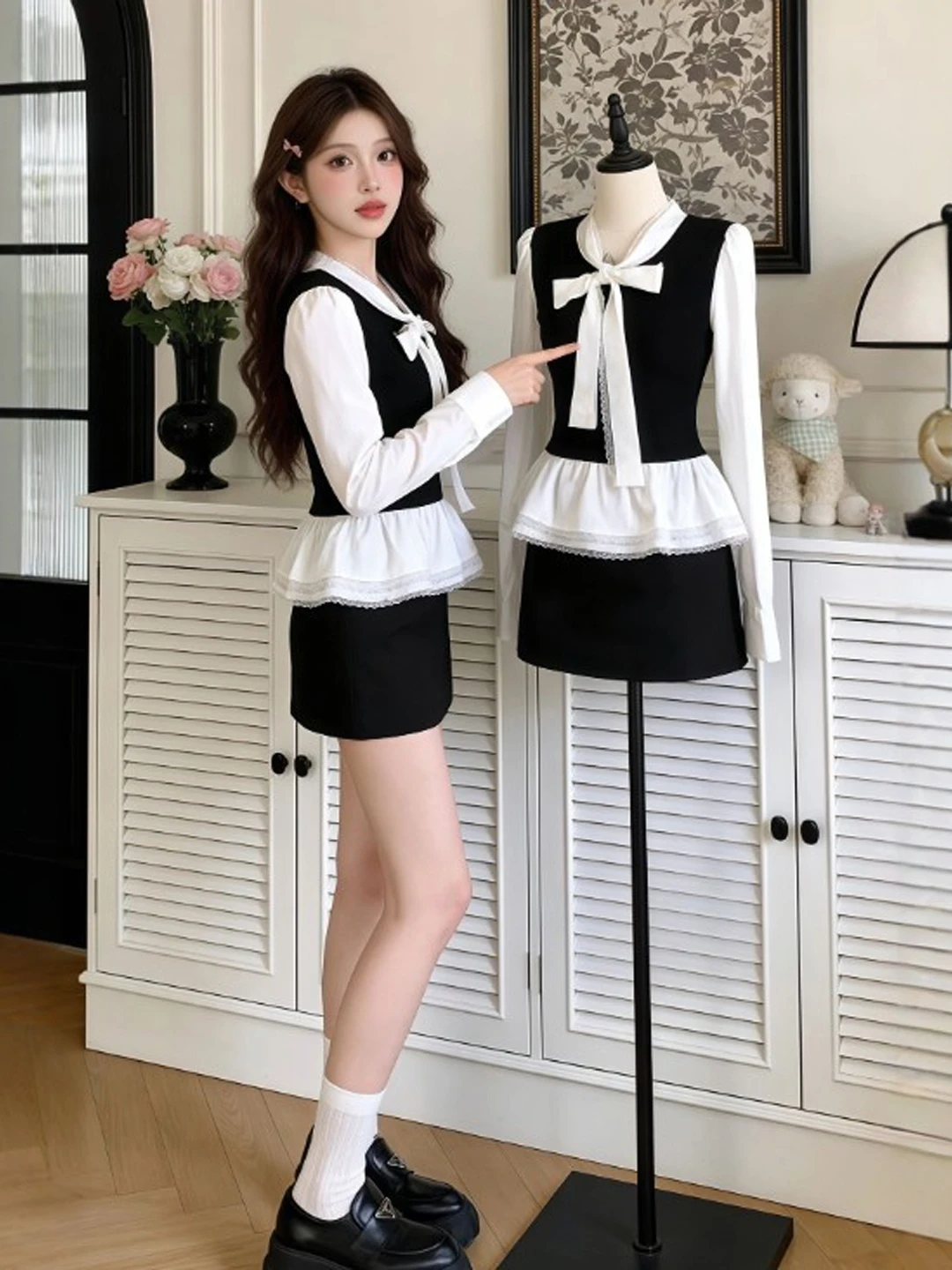Korean Style Soft Elegant Two-Piece Set Spring 2026 Comfortable Cotton High Waist Skirt Long Sleeve Shirt High Quality Fashion
Korean Style Soft Elegant Two-Piece Set Spring 2026 Comfortable Cotton High Waist Skirt Long Sleeve Shirt High Quality Fashion