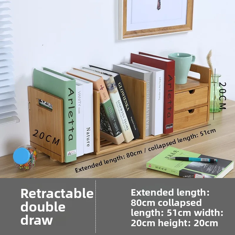 New model Nanzhu with pumping office small bookshelf desktop storage simple desktop bookshelf student bookshelf shelf
New model Nanzhu with pumping office small bookshelf desktop storage simple desktop bookshelf student bookshelf shelf