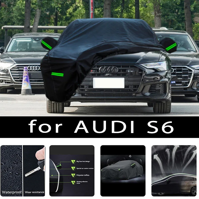 For AUDI S6 Car Covers Outdoor Waterproof Sun Rain Snow Protection UV Auto Cover 190T Car Protective Full Covers
For AUDI S6 Car Covers Outdoor Waterproof Sun Rain Snow Protection UV Auto Cover 190T Car Protective Full Covers