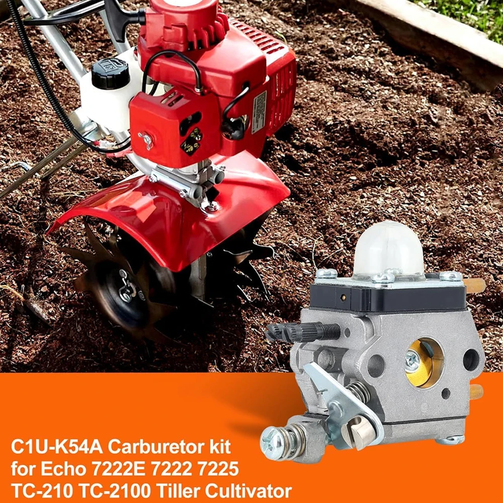C1U-K54A Universal 2-Cycle Tiller Cultivator Carburetor Fuel Mixing Engine Carburetor
C1U-K54A Universal 2-Cycle Tiller Cultivator Carburetor Fuel Mixing Engine Carburetor