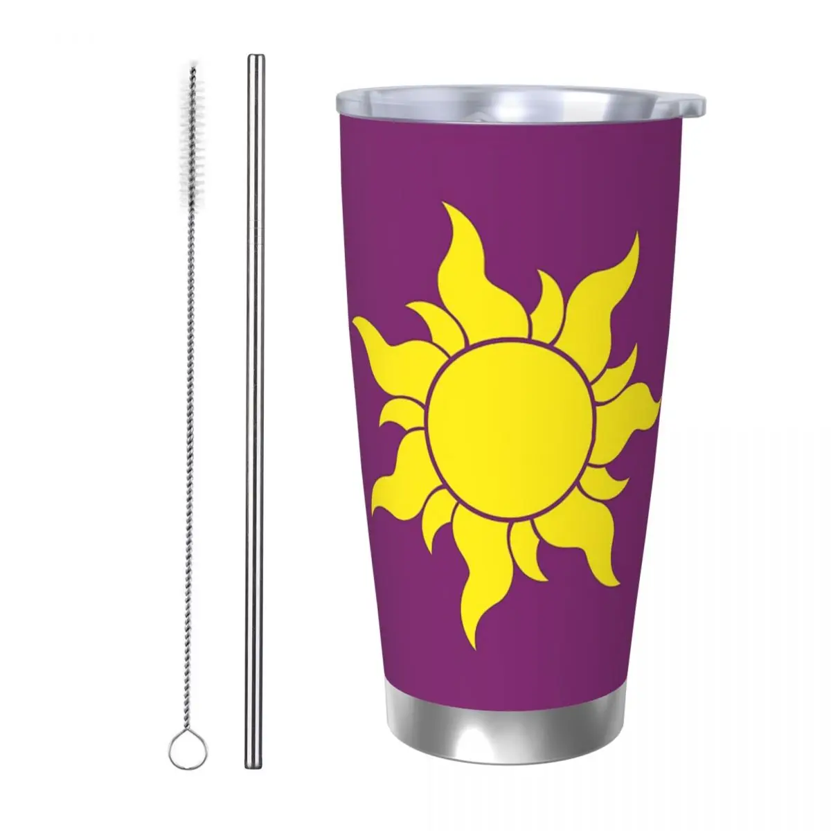 Rapunzel Sun Stainless Steel Tumbler Vacuum Insulated Mugs Thermal Cold Cups Straws With Lid 20oz
Rapunzel Sun Stainless Steel Tumbler Vacuum Insulated Mugs Thermal Cold Cups Straws With Lid 20oz