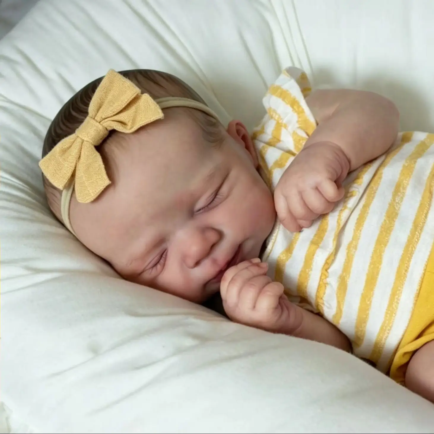 BZDOLL 48 CM Full Vinyl Body Handmade Reborn Baby Doll 19 Inch, Asleep Babies Lifelike Play House Toy Birthday Gift
BZDOLL 48 CM Full Vinyl Body Handmade Reborn Baby Doll 19 Inch, Asleep Babies Lifelike Play House Toy Birthday Gift