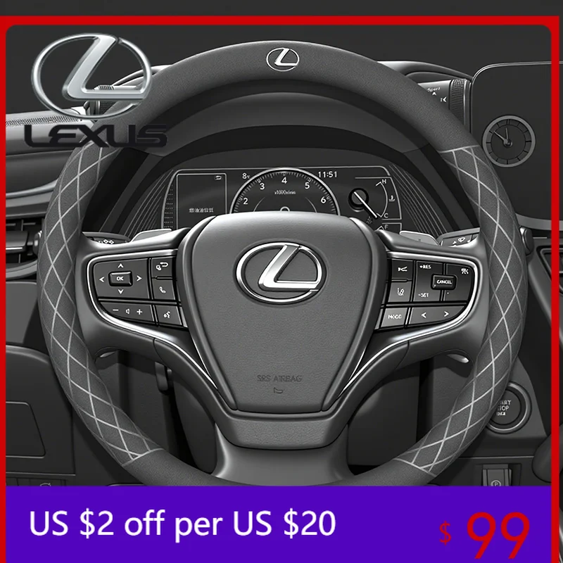 Lexus Car Steering Wheel Protect Cover Auto Accessories For Lexus F SPORT ES RX NX LS UX LM LX GX LC RZ IS CT GS RC HS SC LBX
Lexus Car Steering Wheel Protect Cover Auto Accessories For Lexus F SPORT ES RX NX LS UX LM LX GX LC RZ IS CT GS RC HS SC LBX
