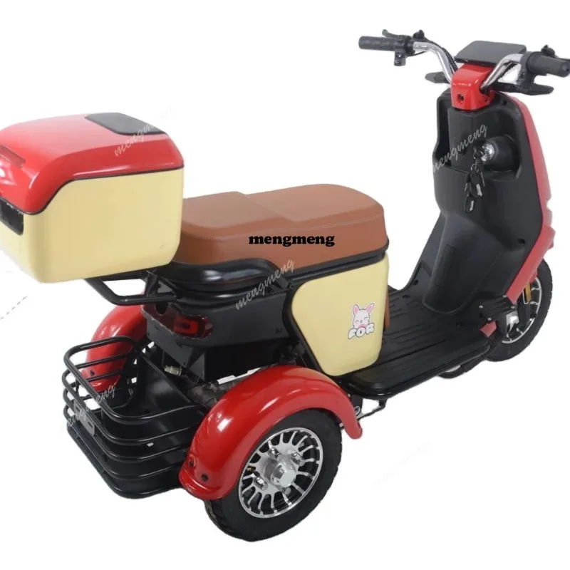 Popular Design Electric Tricycle Red Tricycle Motorcycle 500W Adult 3 Wheel Motorcycle with Large Capacity Storage Basket
Popular Design Electric Tricycle Red Tricycle Motorcycle 500W Adult 3 Wheel Motorcycle with Large Capacity Storage Basket