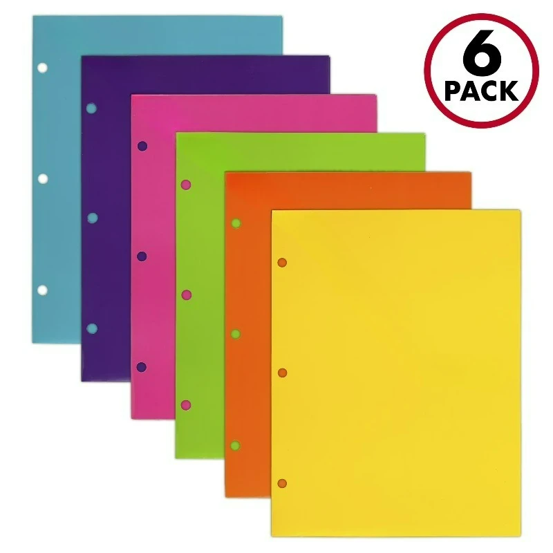 Four-Pocket Portfolio, 8 1/2 x 11, Assorted Colors, Trend Design, 6/Pack -MEA38056
Four-Pocket Portfolio, 8 1/2 x 11, Assorted Colors, Trend Design, 6/Pack -MEA38056