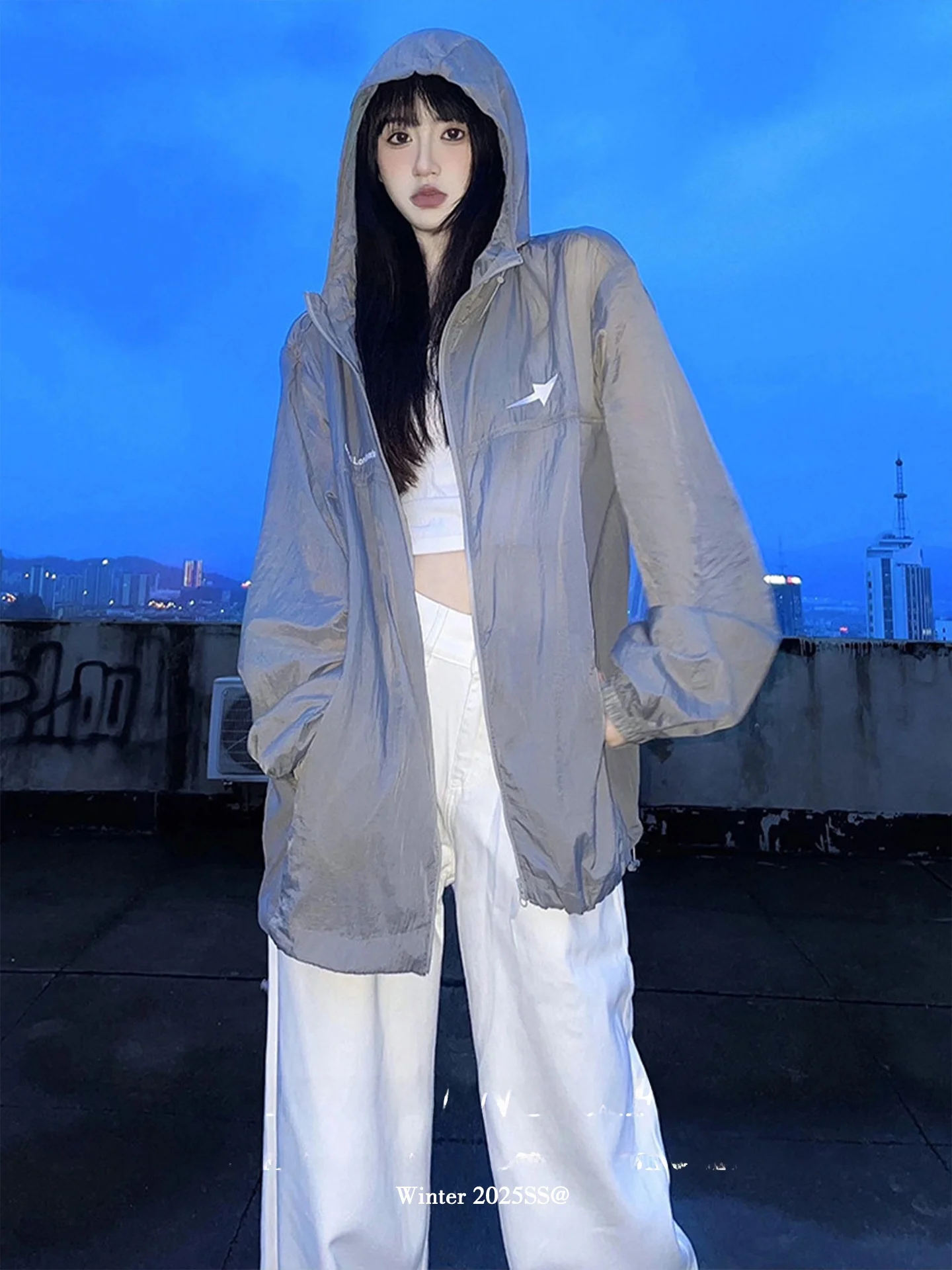 Outdoor Thin Sun Protection Clothing Breathable UV Protection Lightweight Spring 2026 Couples' Long Sleeve Hooded Jacket
Outdoor Thin Sun Protection Clothing Breathable UV Protection Lightweight Spring 2026 Couples' Long Sleeve Hooded Jacket
