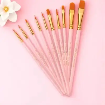 10pcs Painting Brush Set Premium Nylon Hair Wood Handle Watercolor Gouache Oil Acrylic Art Brushes Smooth Solid Wood Holder Easy
10pcs Painting Brush Set Premium Nylon Hair Wood Handle Watercolor Gouache Oil Acrylic Art Brushes Smooth Solid Wood Holder Easy