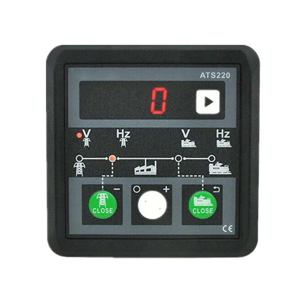Dual Power For ATS Controller For ATS220 for Automatic or Manual Switching with Waterproof Design and Adjustable Settings
Dual Power For ATS Controller For ATS220 for Automatic or Manual Switching with Waterproof Design and Adjustable Settings