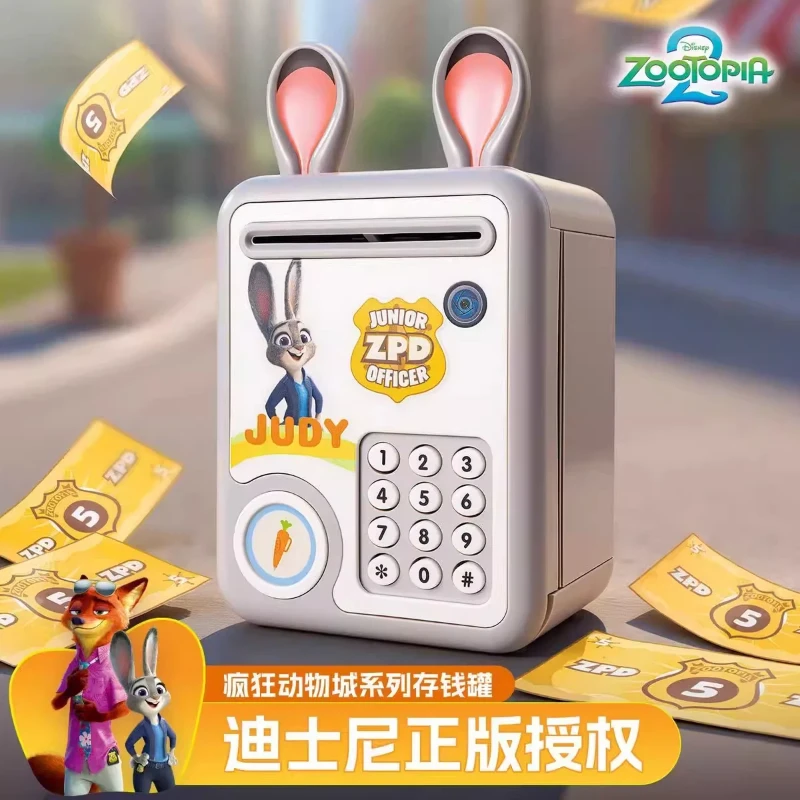 Электронная копилка Disney с официальной лицензией Zootopia 2, Ник Вайлд, с замком по отпечатку пальца, детская копилка для денег, игрушка-подарок
Электронная копилка Disney с официальной лицензией Zootopia 2, Ник Вайлд, с замком по отпечатку пальца, детская копилка для денег, игрушка-подарок
