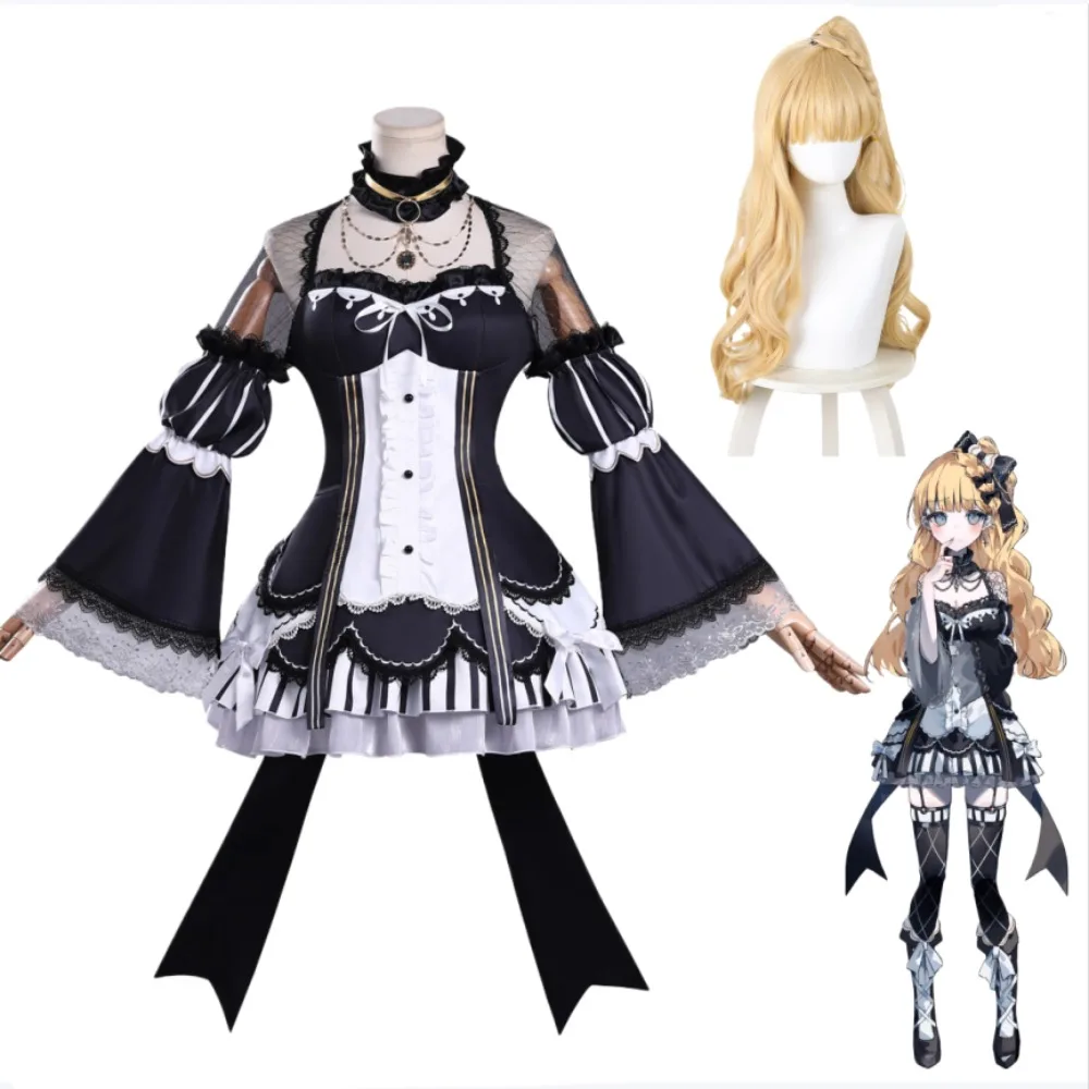 Magical Girl Witch Trials Saeki Miria Cosplay Costume Character Same Style Black Exquisite Dress Accessory Wig Halloween Party
Magical Girl Witch Trials Saeki Miria Cosplay Costume Character Same Style Black Exquisite Dress Accessory Wig Halloween Party
