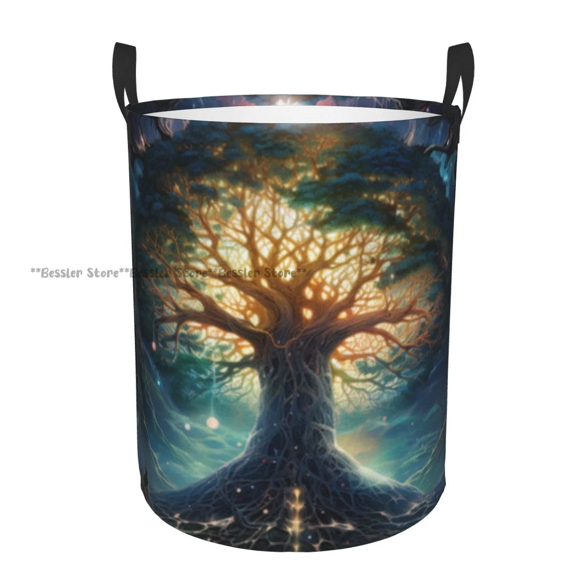 Foldable Laundry Basket for Dirty Clothes Fantasy Tree In The Night Forest Storage Hamper
Foldable Laundry Basket for Dirty Clothes Fantasy Tree In The Night Forest Storage Hamper