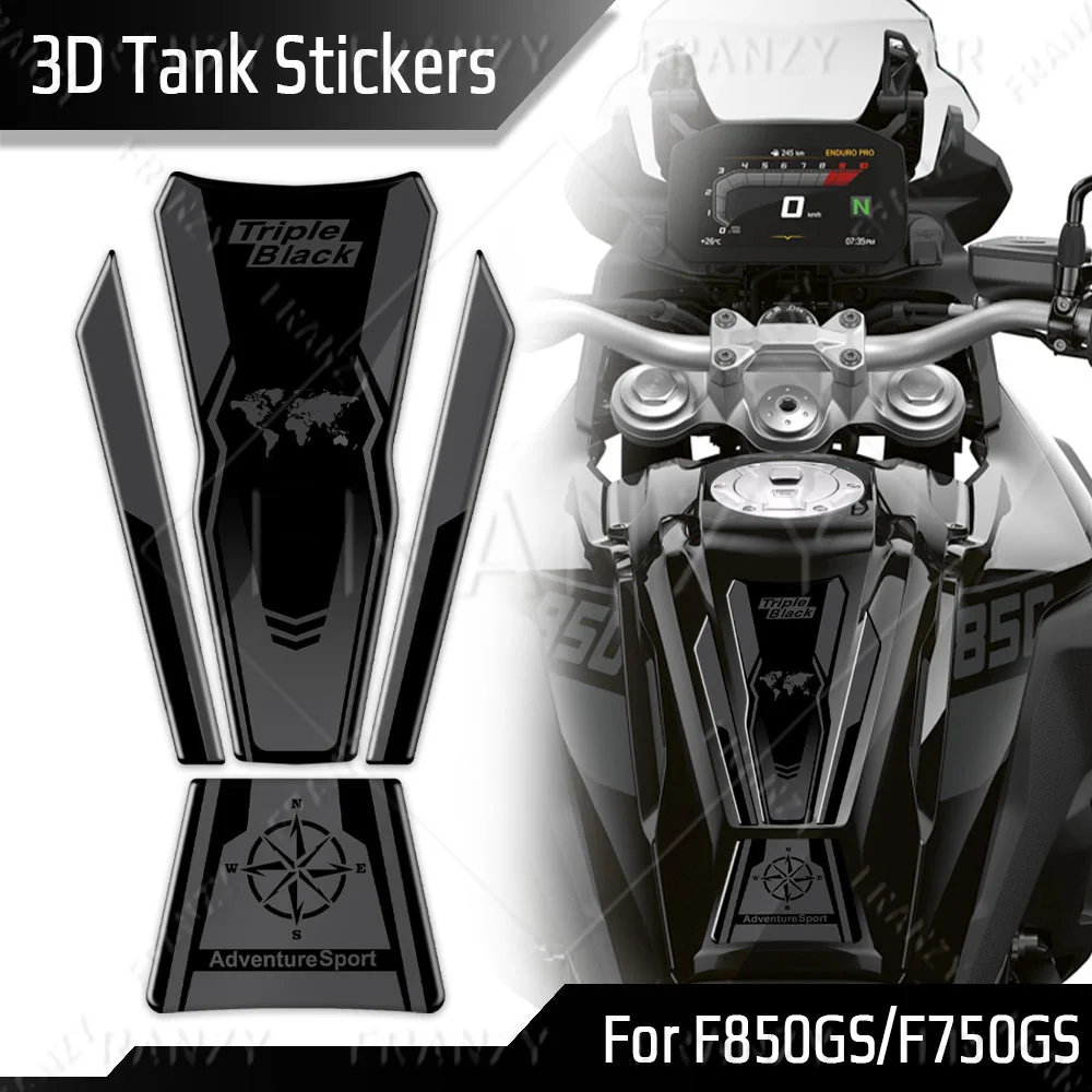 For F850GS F750GS F 850 750 GS 3D Motorcycle Tank Pad Sticker Protector Triple black 40 years Decal 2020-2024
For F850GS F750GS F 850 750 GS 3D Motorcycle Tank Pad Sticker Protector Triple black 40 years Decal 2020-2024