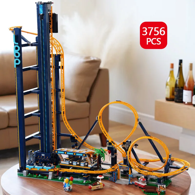 2026 Creative Amusement Park Ring Roller Coaster Building Blocks 3756pcs Construction Toy Model Birthday Gift for Kids
2026 Creative Amusement Park Ring Roller Coaster Building Blocks 3756pcs Construction Toy Model Birthday Gift for Kids
