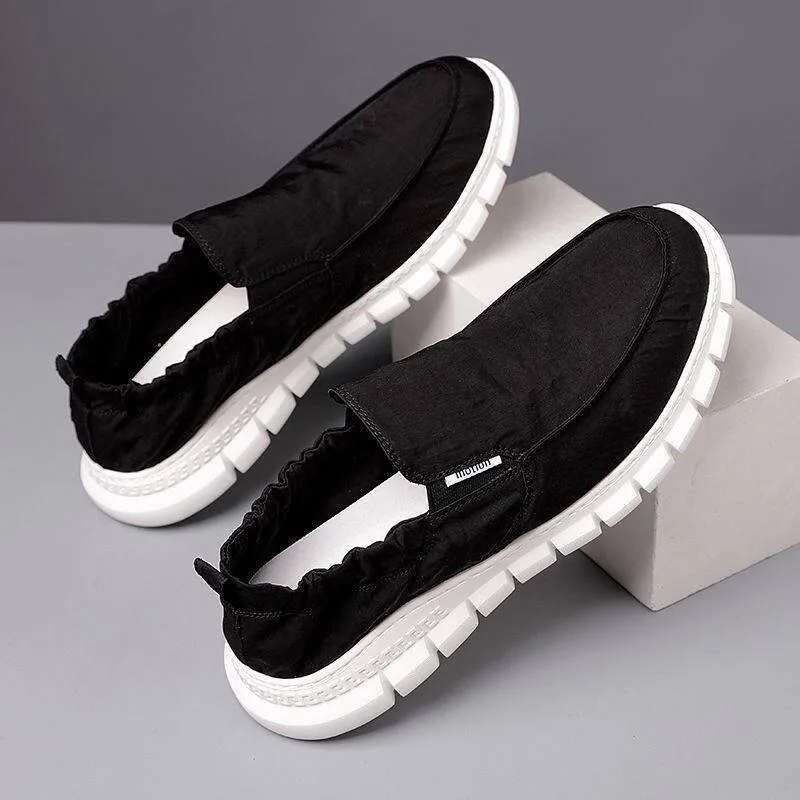 Spring 2026 Men's Canvas Shoes Breathable Work Beijing Style Slip-On Casual Low-Top Sneakers Comfortable Spring Autumn Season
Spring 2026 Men's Canvas Shoes Breathable Work Beijing Style Slip-On Casual Low-Top Sneakers Comfortable Spring Autumn Season
