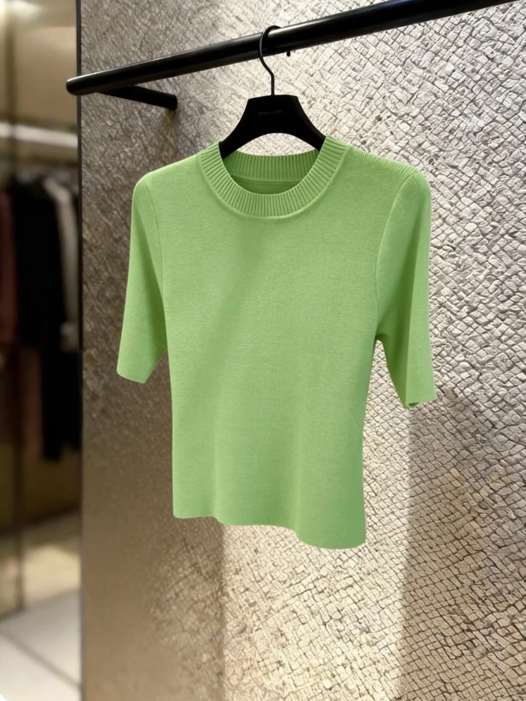 Knitted Ice Silk Short Sleeve T-Shirt round Neck Summer Fashionable Anti-Aging Women's Premium Quality Light Weight...
Knitted Ice Silk Short Sleeve T-Shirt round Neck Summer Fashionable Anti-Aging Women's Premium Quality Light Weight...