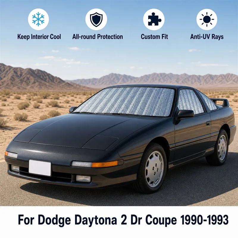 For Dodge Daytona 2 Dr Coupe 1990-1993 Full Set Car Window Sunshades UV Block Privacy Heat Insulated Foldable Car Curtain
For Dodge Daytona 2 Dr Coupe 1990-1993 Full Set Car Window Sunshades UV Block Privacy Heat Insulated Foldable Car Curtain