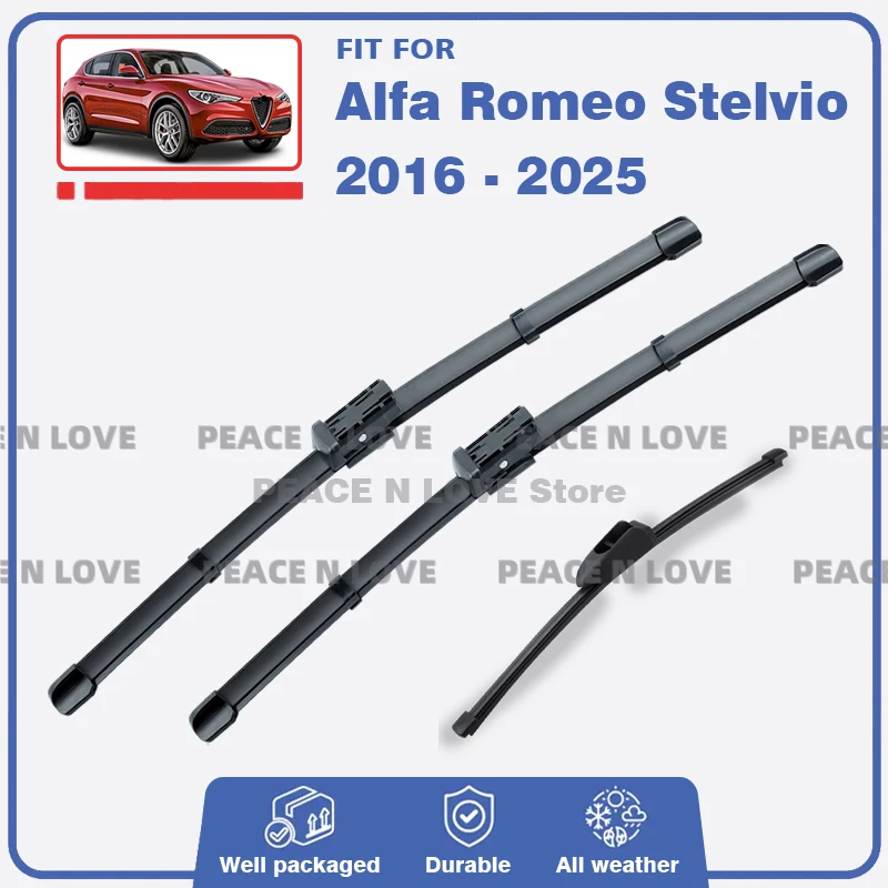 Front Rear Wiper Blades For Alfa Romeo Stelvio 2016 - 2025 Windshield Window Windscreen Brushers Car Accessories 2018 2021 2022
Front Rear Wiper Blades For Alfa Romeo Stelvio 2016 - 2025 Windshield Window Windscreen Brushers Car Accessories 2018 2021 2022