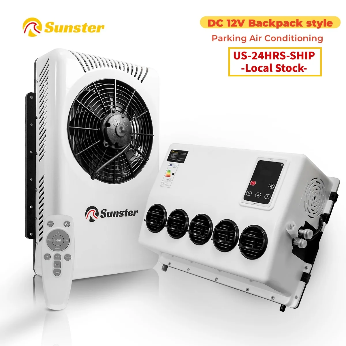 Автомобильный электрический стояночный кондиционер Sunster 6000BTU, 12В, для автобусов, фургонов, тракторов и грузовиков
Автомобильный электрический стояночный кондиционер Sunster 6000BTU, 12В, для автобусов, фургонов, тракторов и грузовиков