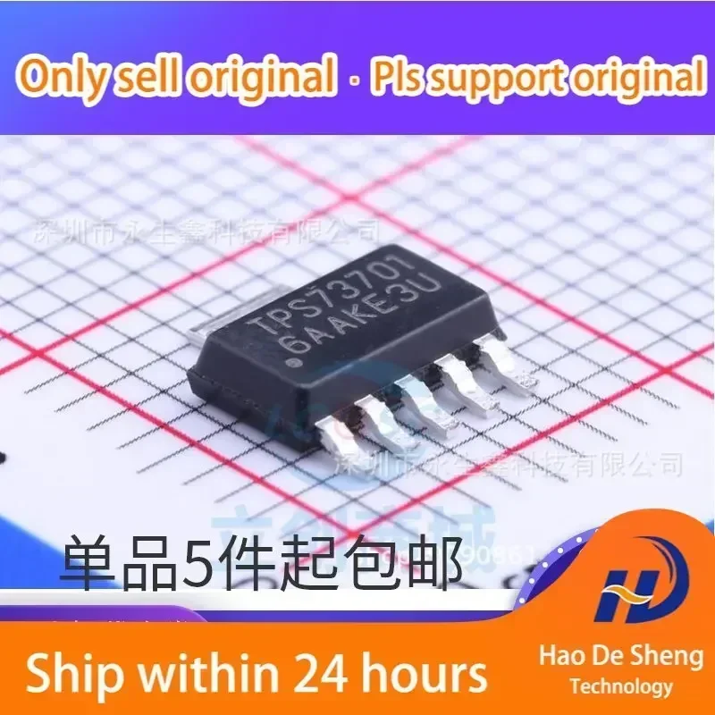 10 шт./лот TPS73701DCQR SOT223 TPS73701, микросхема регулятора напряжения, новая, оригинальная, в наличии
10 шт./лот TPS73701DCQR SOT223 TPS73701, микросхема регулятора напряжения, новая, оригинальная, в наличии