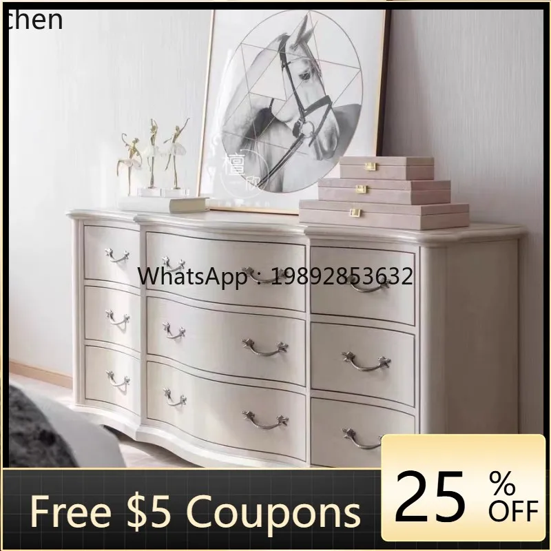 spot solid wood chest retro white old storage bedroom six buckets nine chest cabinet
spot solid wood chest retro white old storage bedroom six buckets nine chest cabinet