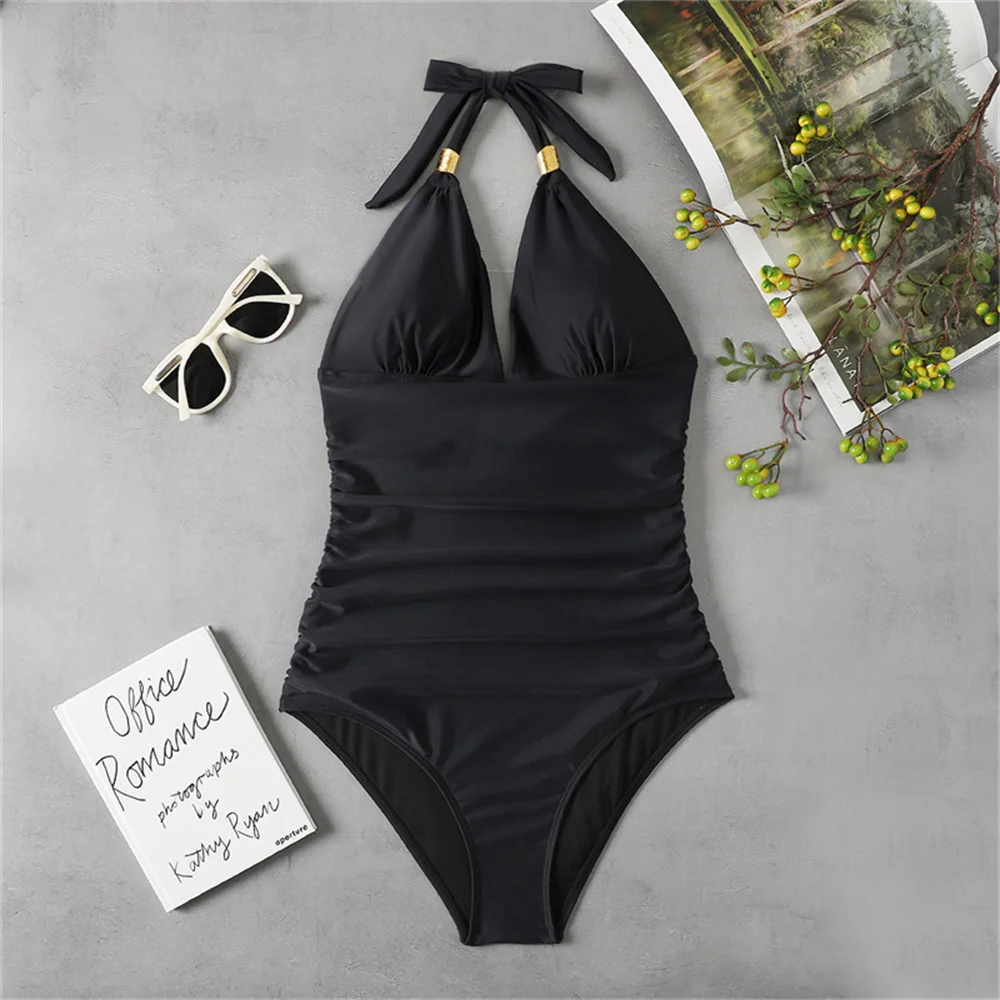 Sexy Push Up Bikini Backless Bandage Stacked High Waist Swimsuit Women Vacation Swimwears One-piece Brazilian Beach Bathing Suit
Sexy Push Up Bikini Backless Bandage Stacked High Waist Swimsuit Women Vacation Swimwears One-piece Brazilian Beach Bathing Suit