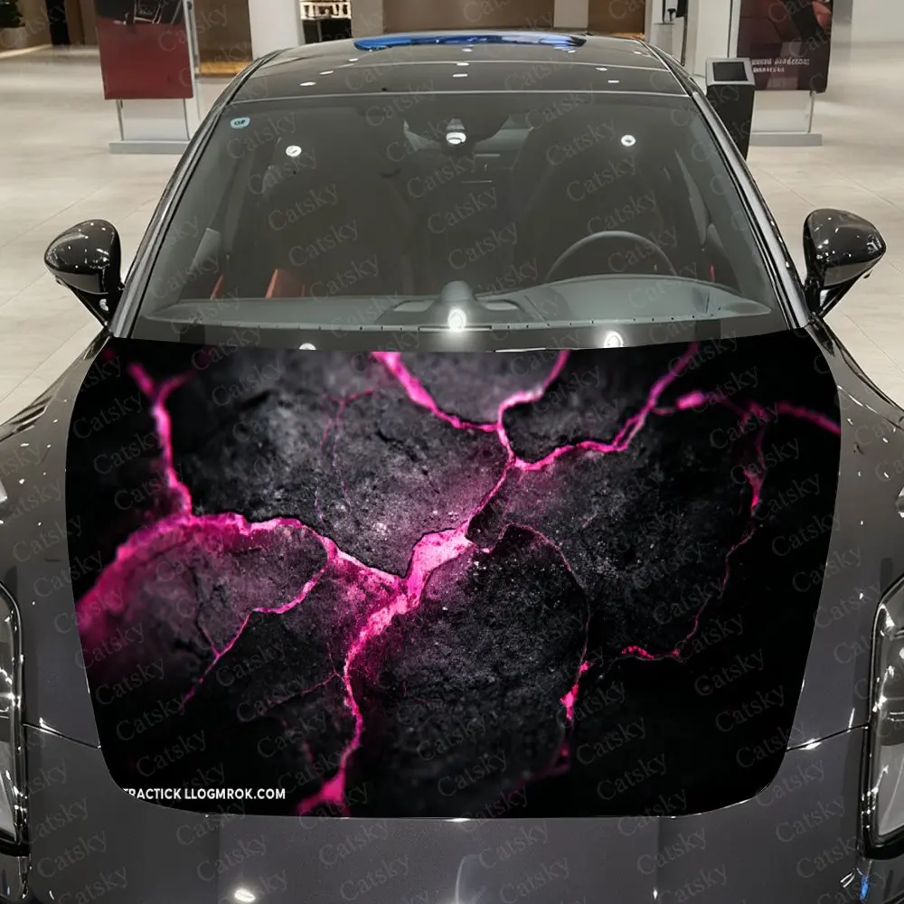 Pink Crackle Texture PVC Car Hood Wraps, Self-Adhesive Waterproof Car Bonnet Decal Sticker, Car Decoration Protection Stickers f
Pink Crackle Texture PVC Car Hood Wraps, Self-Adhesive Waterproof Car Bonnet Decal Sticker, Car Decoration Protection Stickers f