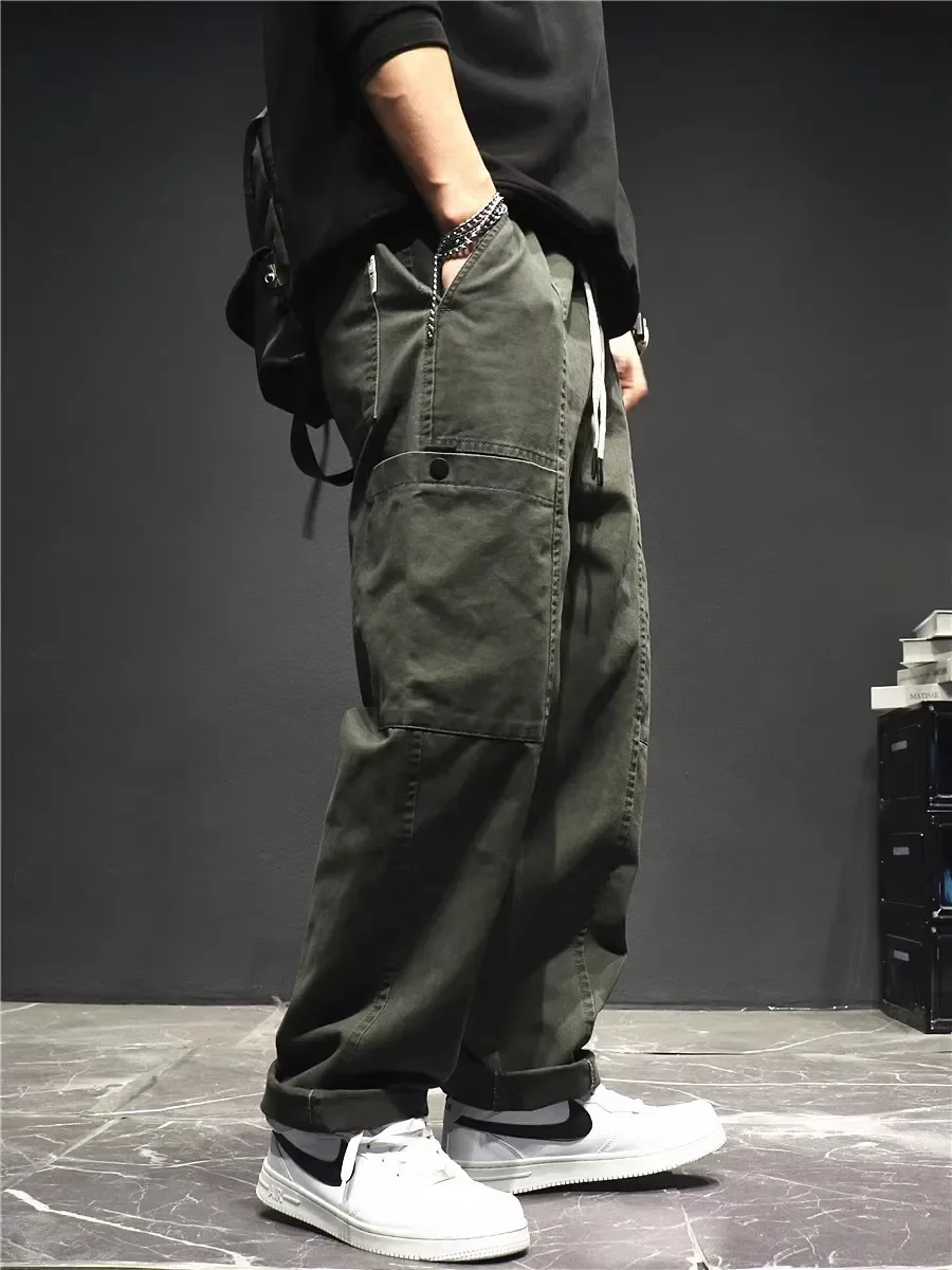 Summer work pants, men's ice thin quick drying loose straight leg pants, American youth multi pocket casual pants
Summer work pants, men's ice thin quick drying loose straight leg pants, American youth multi pocket casual pants