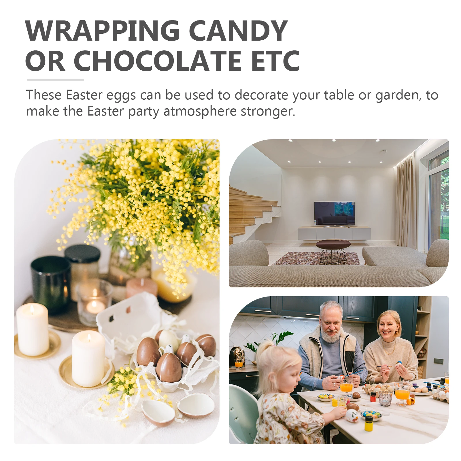 20Pcs DIY Plastic Easter Eggs Empty Candy Boxes Egg Shape Gift Packaging Easter Party Decoration Plastic Eggs Egg Shape Box
20Pcs DIY Plastic Easter Eggs Empty Candy Boxes Egg Shape Gift Packaging Easter Party Decoration Plastic Eggs Egg Shape Box