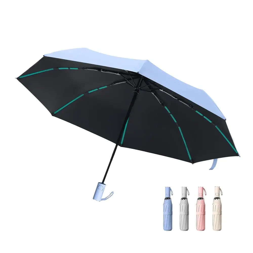 Compact Automatic Folding Travel Umbrella-Windproof Rainproof, PF50+ Sun Protection for Hiking,Outdoor,Chool,Golf Course & Da
Compact Automatic Folding Travel Umbrella-Windproof Rainproof, PF50+ Sun Protection for Hiking,Outdoor,Chool,Golf Course & Da