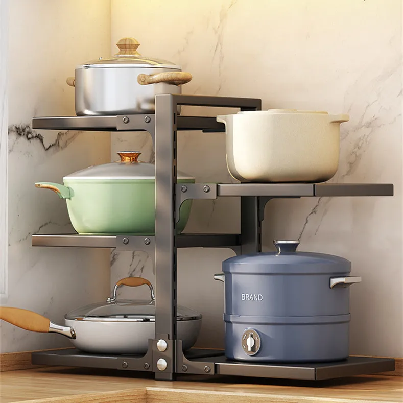 Kitchen Pot Storage Rack Counter Top Condiment Bottle Rack Under Sink Cabinet Bilateral Pan Steamer Soup Pot Organize
Kitchen Pot Storage Rack Counter Top Condiment Bottle Rack Under Sink Cabinet Bilateral Pan Steamer Soup Pot Organize